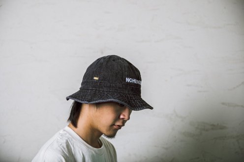 basic embroidery Denim Metro hat