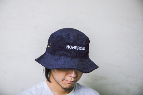 basic embroidery Corduroy bucket hat