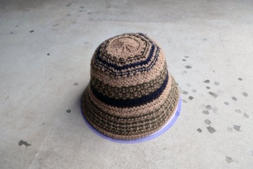 Nordic acrylic crochet hat