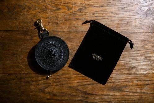 コインケース♪ショルダーLALAページ Flower Stamping Leather coin case : All Leather - NOHEROES