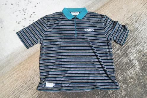 NH border half zip polo shirts