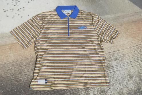 NH border half zip polo shirts