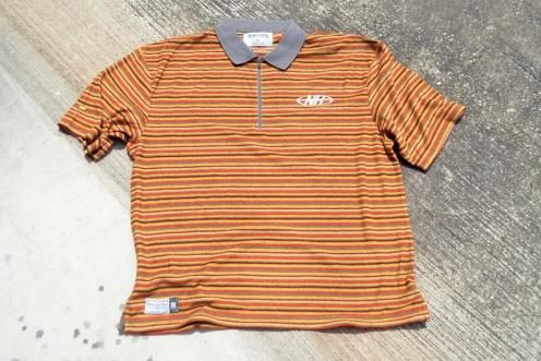 NH border half zip polo shirts