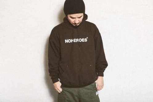  Basic bird line hoodie