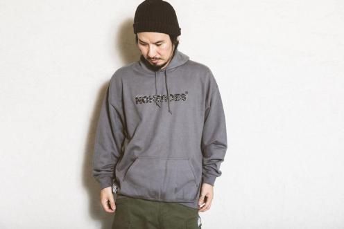  Basic bird line hoodie