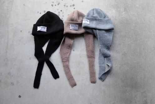 strap knit cap