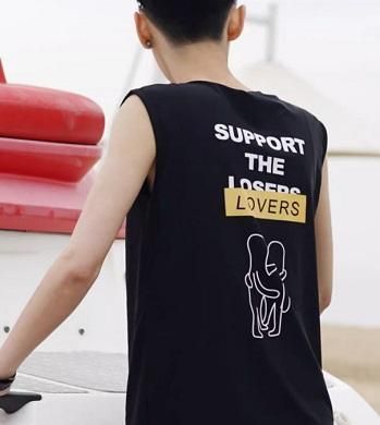 JUMU/トラシャツ一体型ノースリーブTシャツタイプ水着/バック
