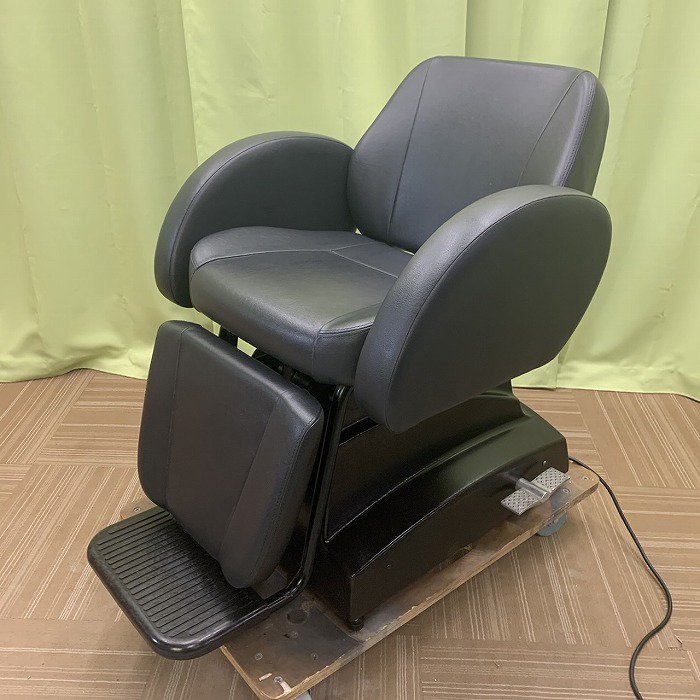 介護用椅子・電動座椅子シャンプーチェア黒