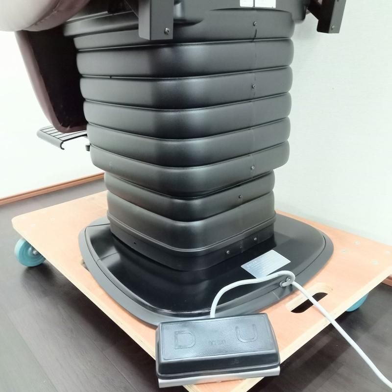 大広製作所 B-111NES（ブラック）木目肘　シャンプー電動椅子 中古】オオヒロ製 シャンプー椅子『 B-111NES 』ブラウン