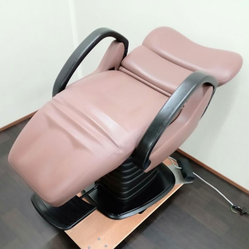 美容室　オオヒロシャンプー椅子① オオヒロ シャンプーイス キングJr 回転仕様 レッグレスト連動