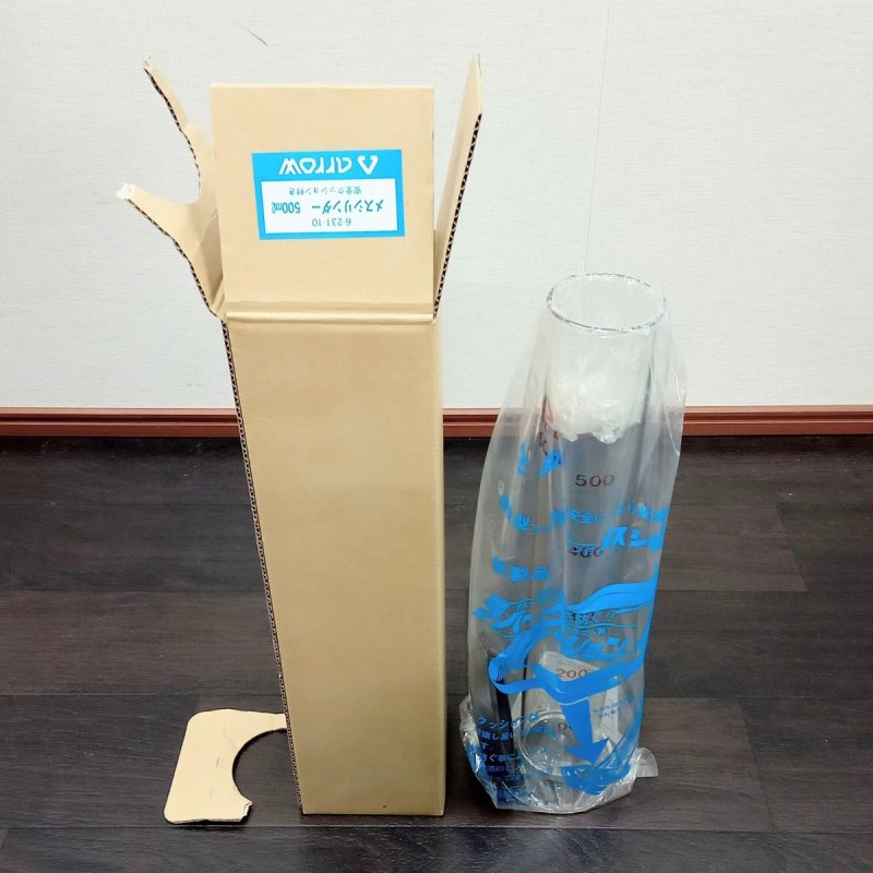 アロー メスシリンダー（ガラス製） 500ML