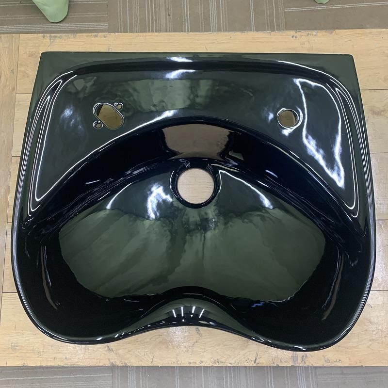 理容機器　TOTO−３０５（ブラック） 配水管セットの中古再生品 中古】TOTO製 シャンプーボール『S-305』サーモ・排水金具付