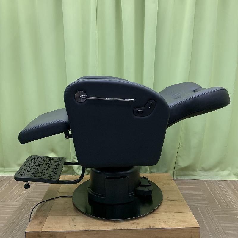 中古】ビューティガレージ 電動バーバーチェア『RUTIO（ルティオ