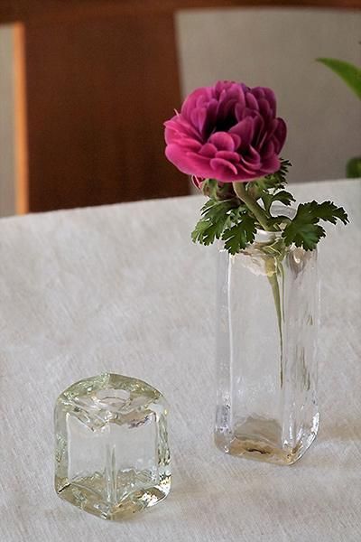 お祝や結婚祝いに Shabbyなガラス一輪挿しセット お祝や結婚祝いに Shabbyなガラス一輪挿しセット