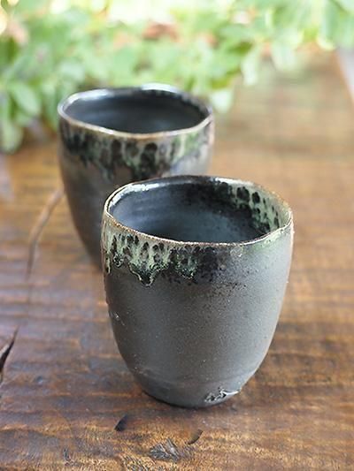 黒備前フリーカップ | 馬場隆志 - 備前焼のセレクトショップ