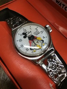 PEDRE MICKEY MOUSE Wrist Watch Limited Model(1933'S Ingersoll Replica)  Overhauled - USED VINTAGE CLOTHING GASOLINE WEB SHOPPING