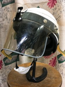 BUCO Guardian Motorcycle Half Helmet with Genuine Flip Up Shield