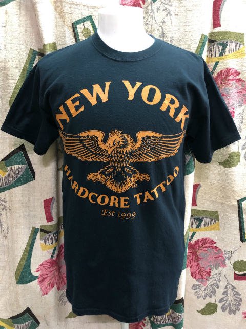 NEW YORK HARDCORE TATTOO Tee Size M - USED VINTAGE CLOTHING GASOLINE WEB  SHOPPING