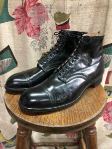 M.T.Shaw Inc Cap Toe Leather Work Boots with Leather Sole Size 12E