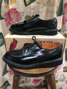 CAROLINA Postman Leather Shoes Size 9 1/2D - USED VINTAGE CLOTHING