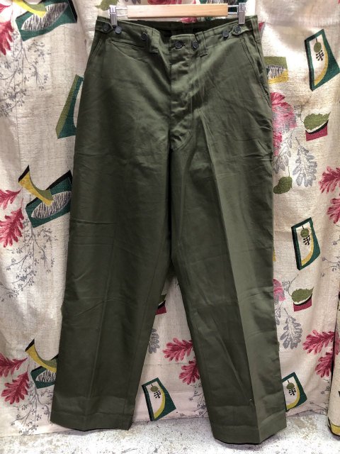 US ARMY M-43 Field Pants with 13 Star Button Size 34×34 about 34