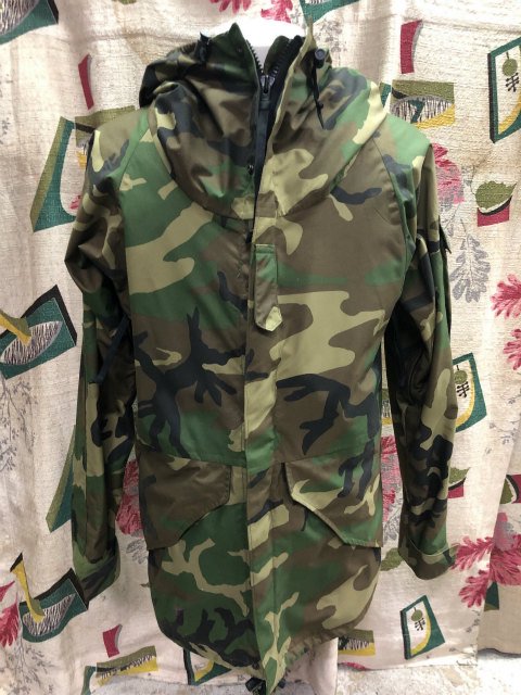 U.S.ARMY Woodland Camouflage Gore Tex Parka Jacket Size XS-Long