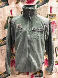 US ARMY Polartec Fleece Jacket with US AIR FORCE Patch Size M