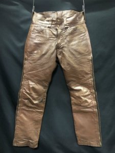 Langlitz Leathers Goatskin Leather Pants Size about 32×31.5 - USED