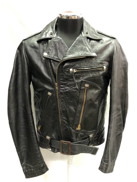 BUCO J-24 Steerhide Motorcycle Leather Jacket Size 40 about 38