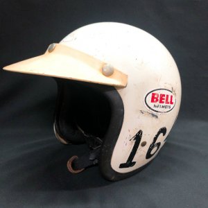 BELL 500-TX Motorcycle Jet Helmet with Genuine Visor Size 7 1/8 