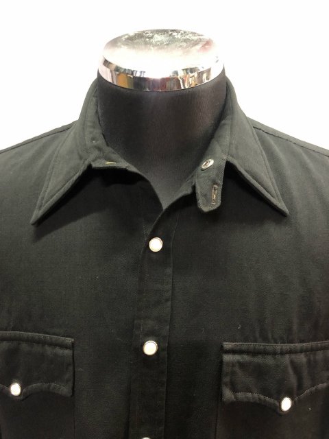 JACK FROST WOOLEN WEAR Wool Gabardine Western L/S Shirt with Chin 