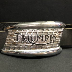 TRIUMPH Buckle & Belt Size about 34～43 - USED VINTAGE CLOTHING GASOLINE WEB  SHOPPING