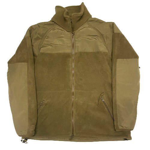 US NAVY ECWCS GEN2 LEVEL3 Coyote Brown Fleece Jacket Size M - USED VINTAGE  CLOTHING GASOLINE WEB SHOPPING