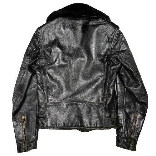 BUCO J-82 Steerhide Motorcycle Leather Jacket with Boa Size 36