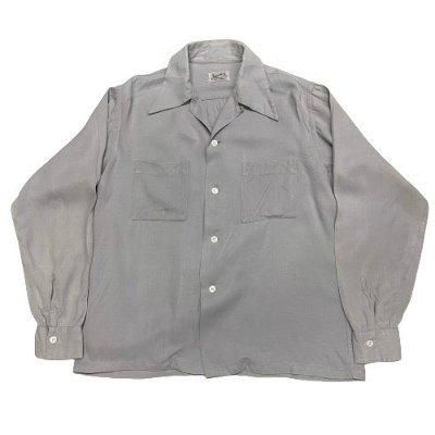 50's Sir Jac レーヨンギャバジンジャケット グレー size L