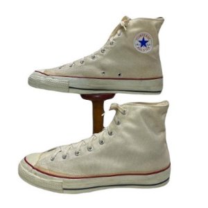 CONVERSE ALL STAR Hi Cut Canvas Shoes Size 13 1/2 - USED VINTAGE CLOTHING  GASOLINE WEB SHOPPING