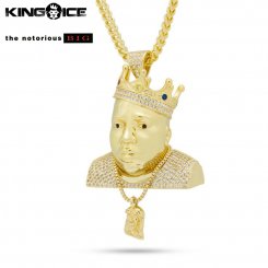 King Ice×Notorious B.I.G. キングアイス×ノトーリアス B.I.G. ネックレス ゴールド Big Poppa Necklace