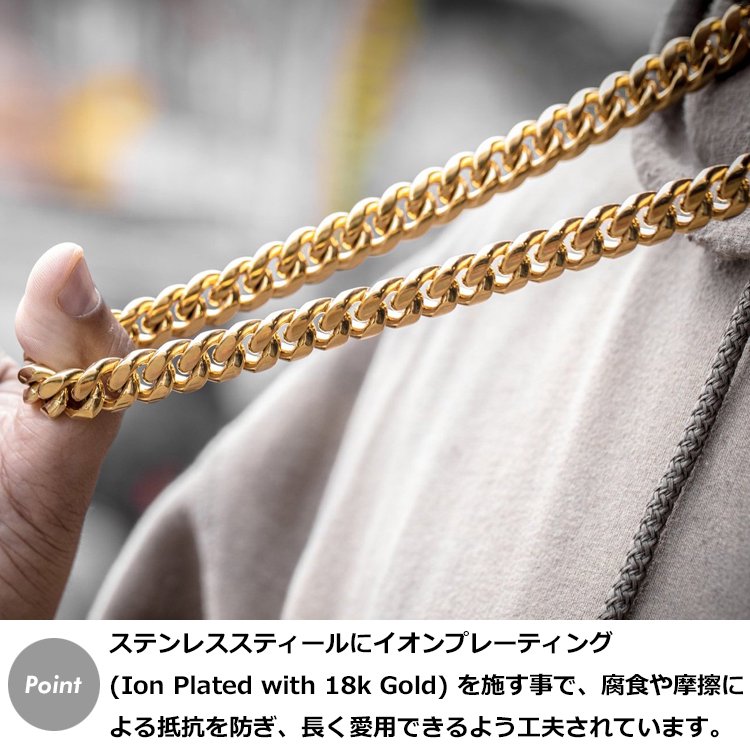 超高品質の販売 GOLDEN GILT (ゴールデン・ギルト）CUBAN NECKLACE