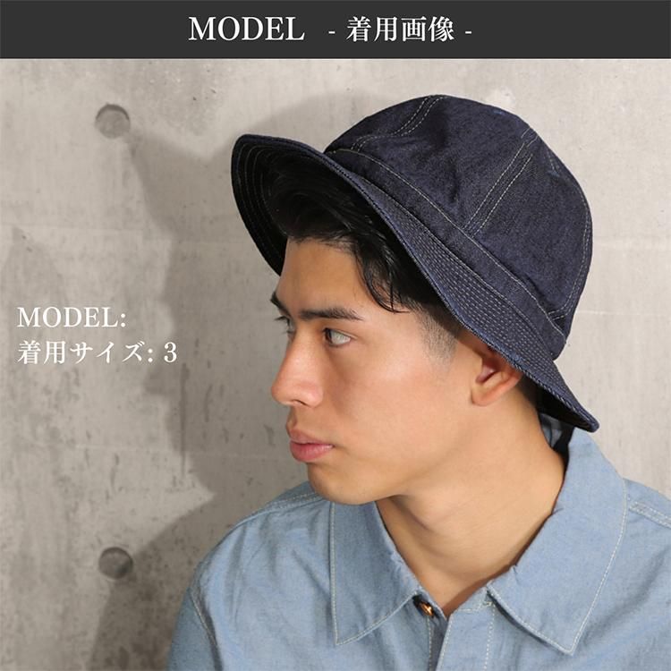 HIGHER (ハイヤー) のセルヴィッジデニムハット。 - State (ステイト) -