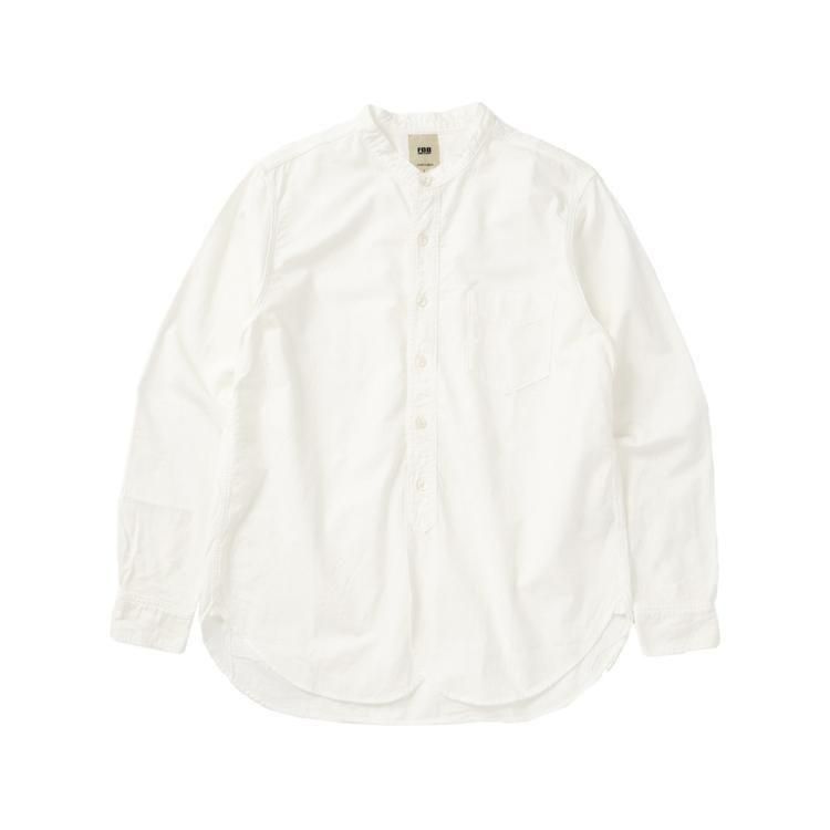 FOB FACTORY եӡեȥ꡼ Ĺµ Хɥ顼  F3429 BAND COLLAR SHIRT