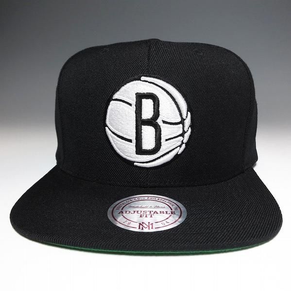 mitchell and ness black snapback