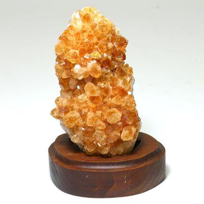 シトリンクラスター [ウルグアイ産] 原石 台付（320g） - 水晶・天然石 ...
