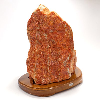 オレンジカルサイト 台付 ブラジル産（26kg） 原石 - 水晶・天然石のことならジョイロック