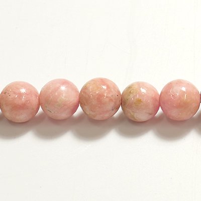 ロードクロサイト インカローズ 8mm ペルー産 ビーズ 水晶 天然石のことならジョイロック