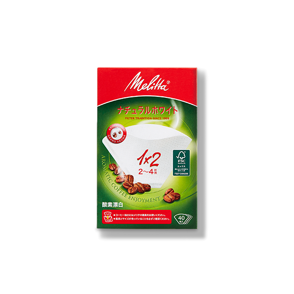 Melitta Paper Filter Aromagic Natural White 40p