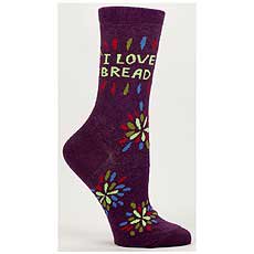  Blue Q å Crew Socks / I LOVE BREAD