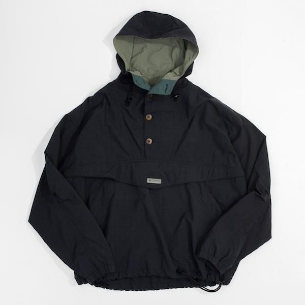 90s Columbia Nylon Anorak Parka 黒青紫 M コロンビア