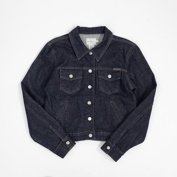 新品 カルバンクライン デニムジャケット シャツ レディースM Calvin Klein - 新品カルバンクライン☆デニムシャツ／デニム
