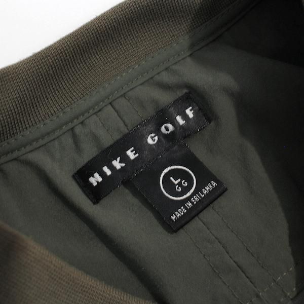 NIKE GOLF ナイロンプルオーバー トップス カーキ [ナイキ
