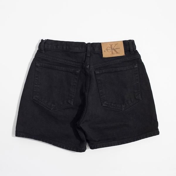 カルバンクライン　ブラックデニム　ショートパンツ　サイズ24 Calvin Klein ジーンズ デニム デニムパンツ ショートパンツ